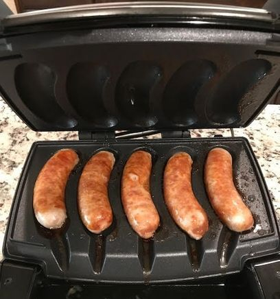 First run of the Johnsonville Sizzling Sausage Grill 