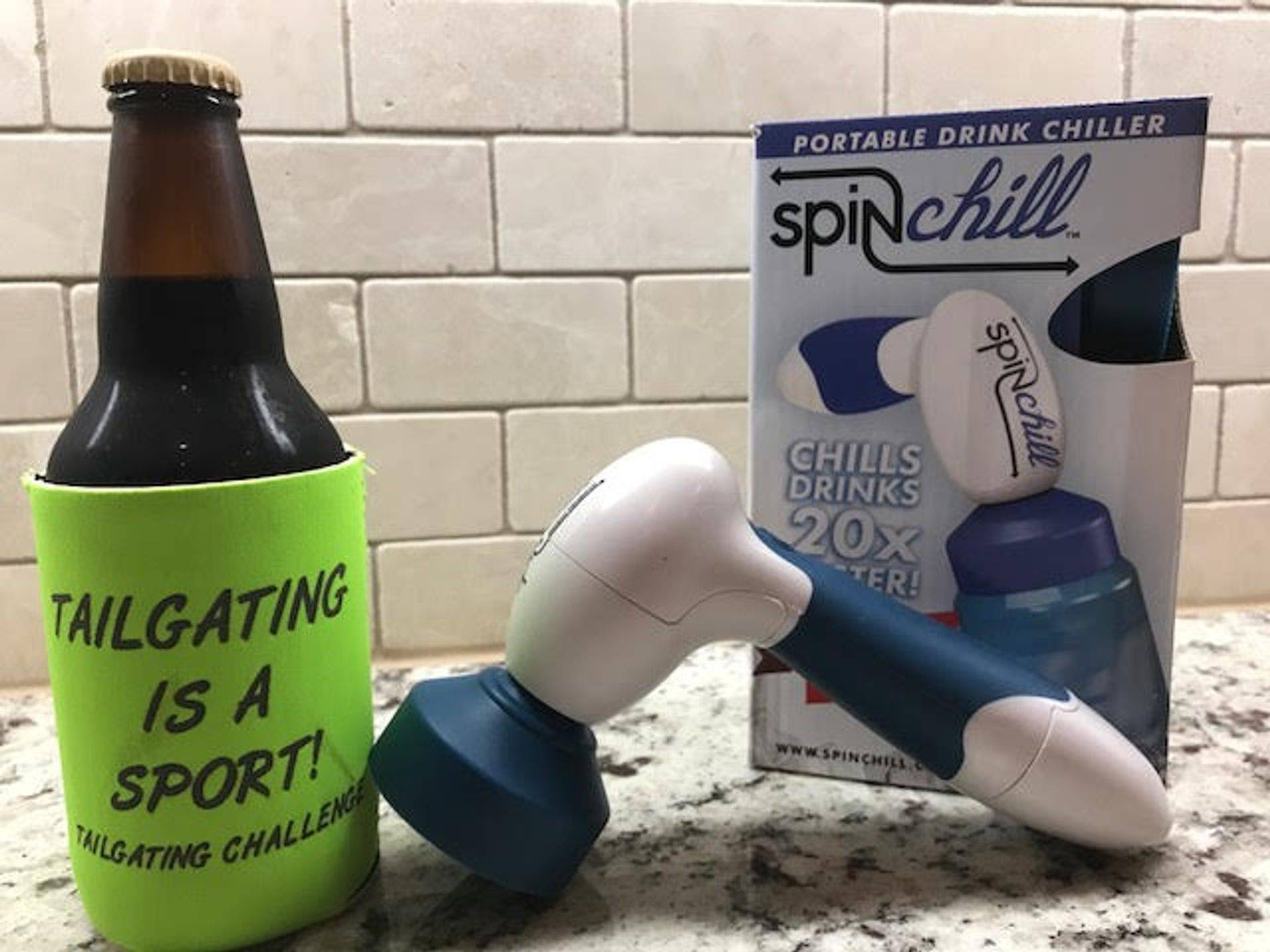 Spin Chill turns beverages cold in 60 seconds