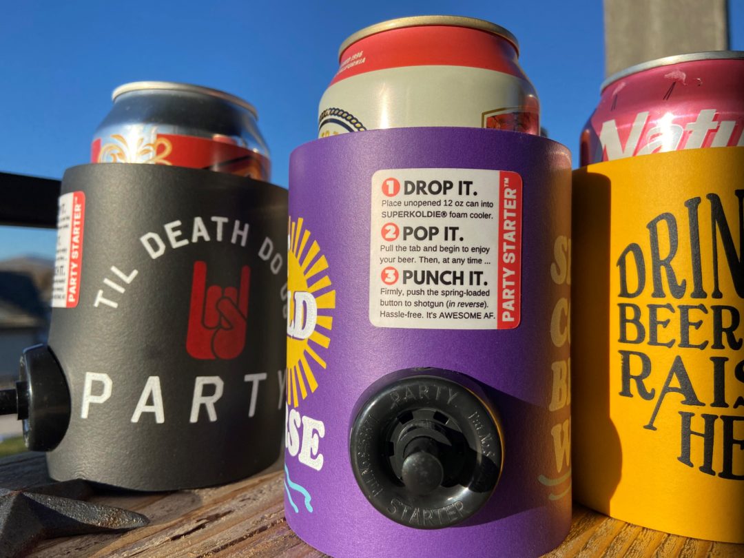 SuperKoldie Reverse Shotgunning Koozie