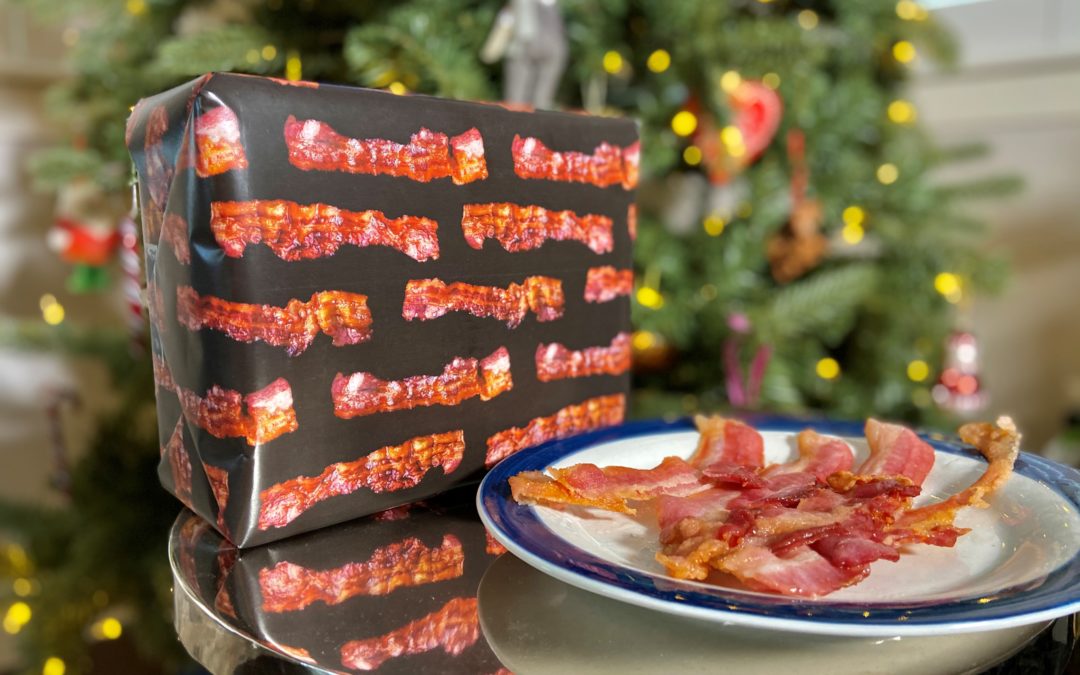Bacon Scented Wrapping Paper