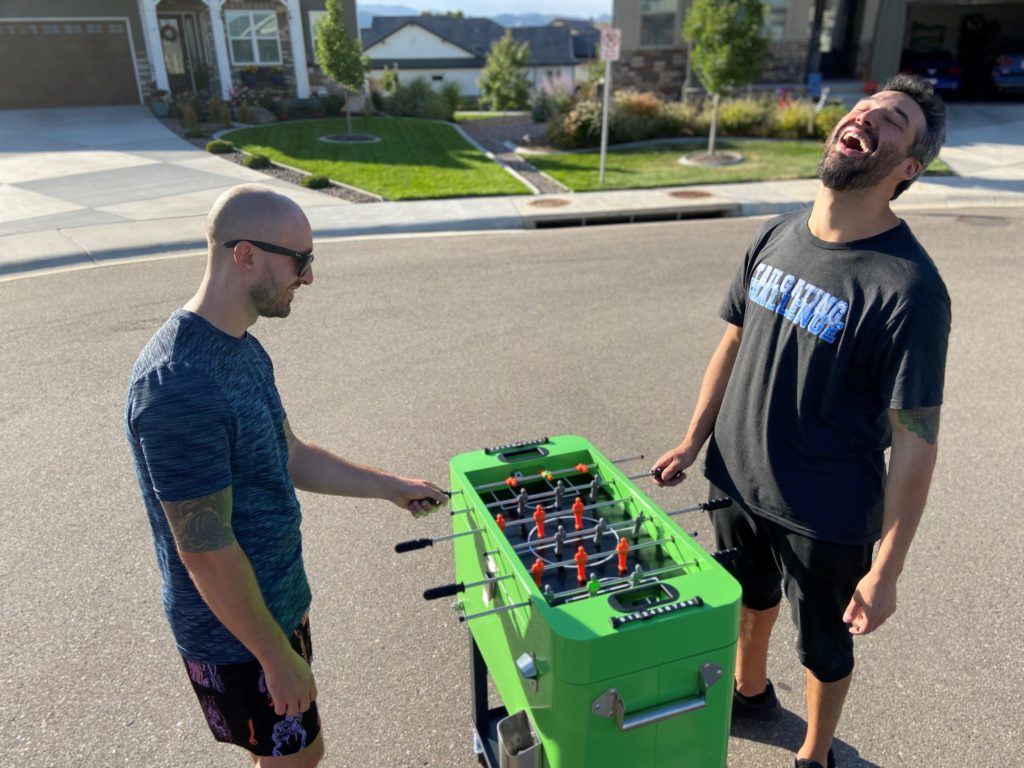 foosball table cooler