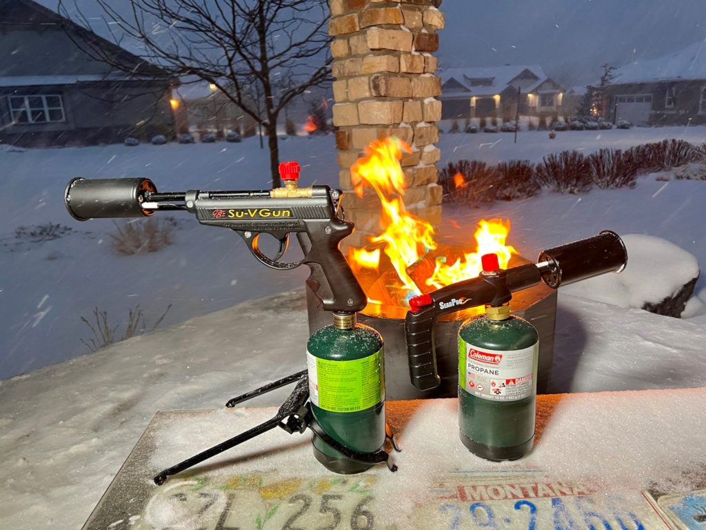 GrillBlazer Grill Gun and Su-V Gun FLAMETHROWER Review! 