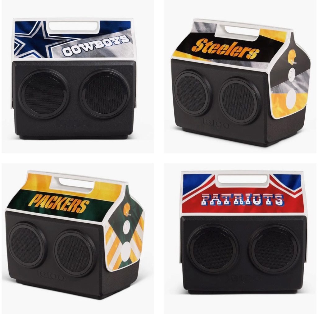 Shop Igloo NFL Collection Online: KoolTunes Bluetooth Speaker Coolers –  Rolling Stone