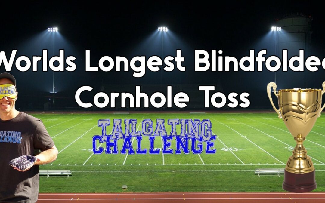 World’s Longest Blindfolded Cornhole Toss